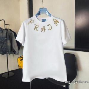 偽物 ブランド 販売半袖Tシャツプラダ品質保証定番人気 着心地の良い 早期完売