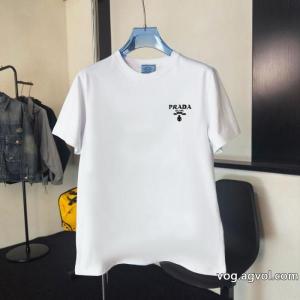 PRADAスーパー コピー ブランド最安値に挑戦 選べる極上 限定価格早期完売半袖Tシャツ